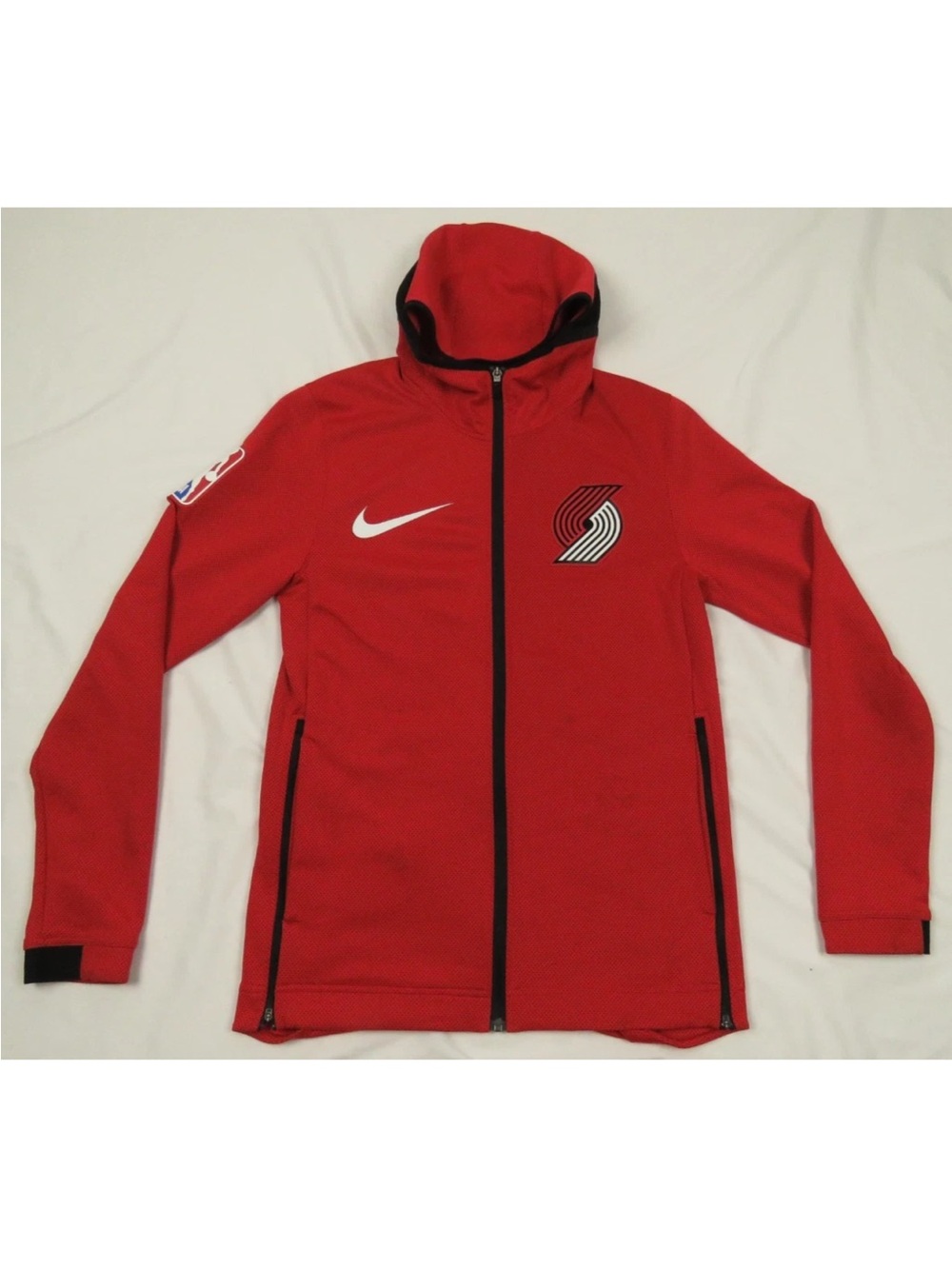Portland Trail Blazers Showtime Nike Dri Fit NBA Hooded Full Zip Jacket S